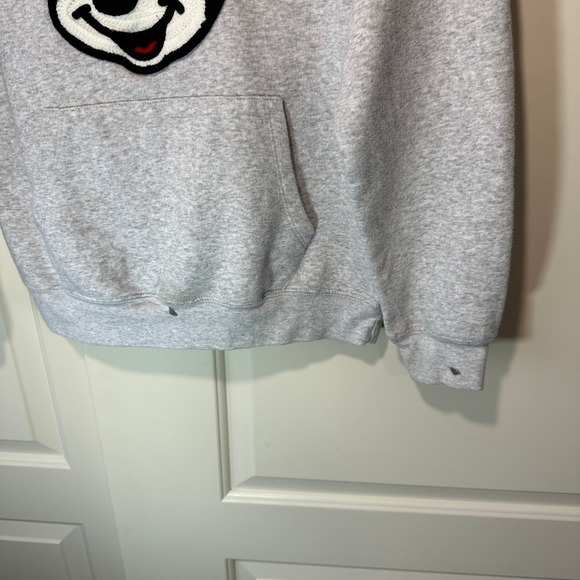 Disney‎ Hoodie Minnie Mouse Pullover Sweatshirt Crochet Patch Face Graphic Small - Picture 4 of 7